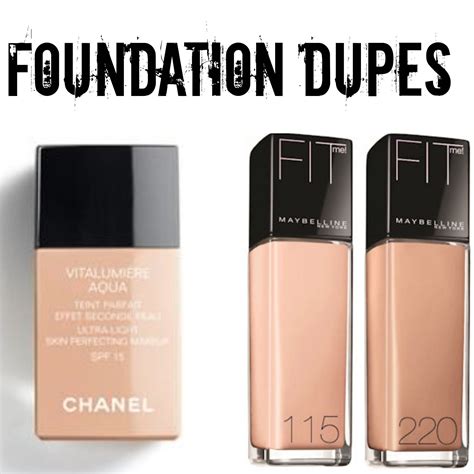 flower light illusion foundation dupe chanel|Foundation similar to Chanel Vitalumiere .